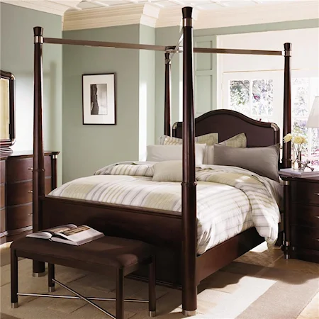 Classic Complete Queen Canopy Bed